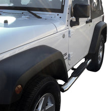 Load image into Gallery viewer, Westin Jeep Wrangler 2dr PRO TRAXX 4 Oval Nerf Step Bars - SS