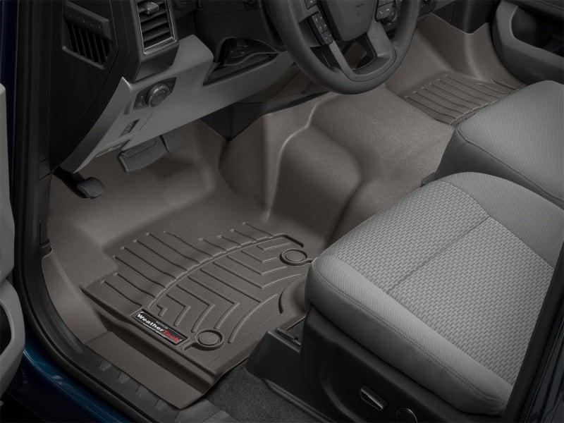 WeatherTech Ford Expedition Front FloorLiners - Cocoa