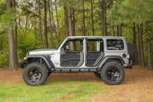 Load image into Gallery viewer, Rugged Ridge Fortis Tube Door Covers Full Set Black 18-20 Jeep Wrangler JLU