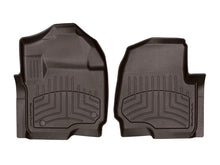 Load image into Gallery viewer, WeatherTech 2012+ Ford F-250/F-350/F-450/F-550 Front FloorLiner HP - Cocoa