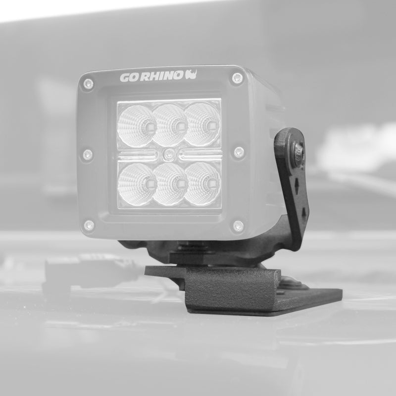 Go Rhino Jeep Wrangler JL/JLU/Gladiator JT Light Mount - 3in Cube