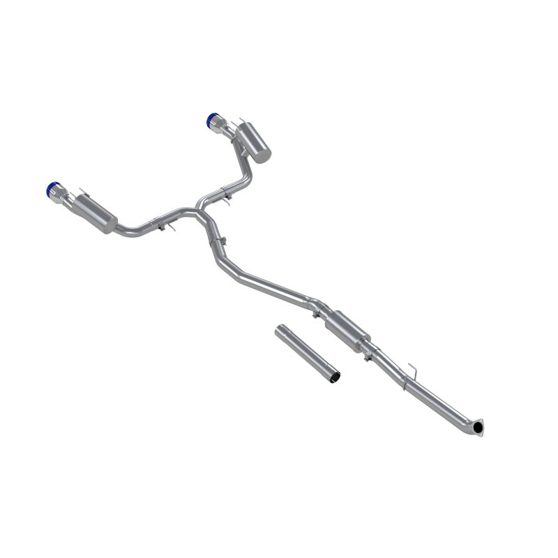 MBRP Honda Civic SI 1.5L T304 SS 3in Cat-Back Exhaust 2.5in Dual Split Rear w/ Burnt End Tips