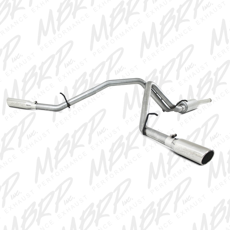 MBRP Chevrolet/GMC 1500 4.8/5.3L EC/CC (excluding 8 bed) Cat Back Dual Split Side