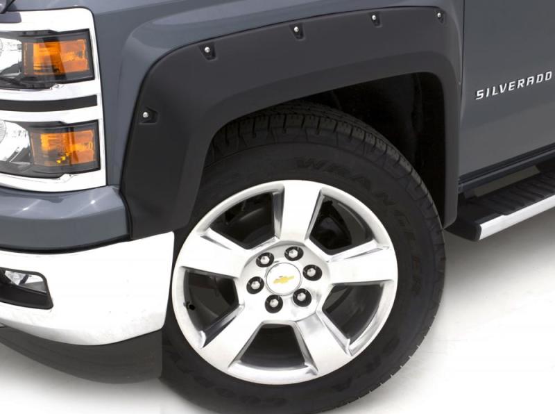 Lund Toyota Tacoma RX-Rivet Style Textured Elite Series Fender Flares - Black (4 Pc.)