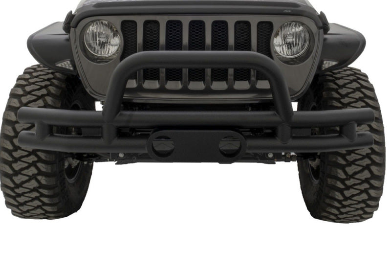 Rampage Jeep Wrangler(JK) Double Tube Bumper Front - Black