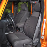 Rugged Ridge Seat Cover Kit Black Jeep Wrangler JK 2dr