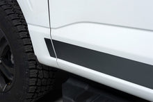 Load image into Gallery viewer, Putco 2021 Ford F-150 Reg Cab 8ft Long Box Black Platinum Rocker Panels (4.25in Tall 10pcs)