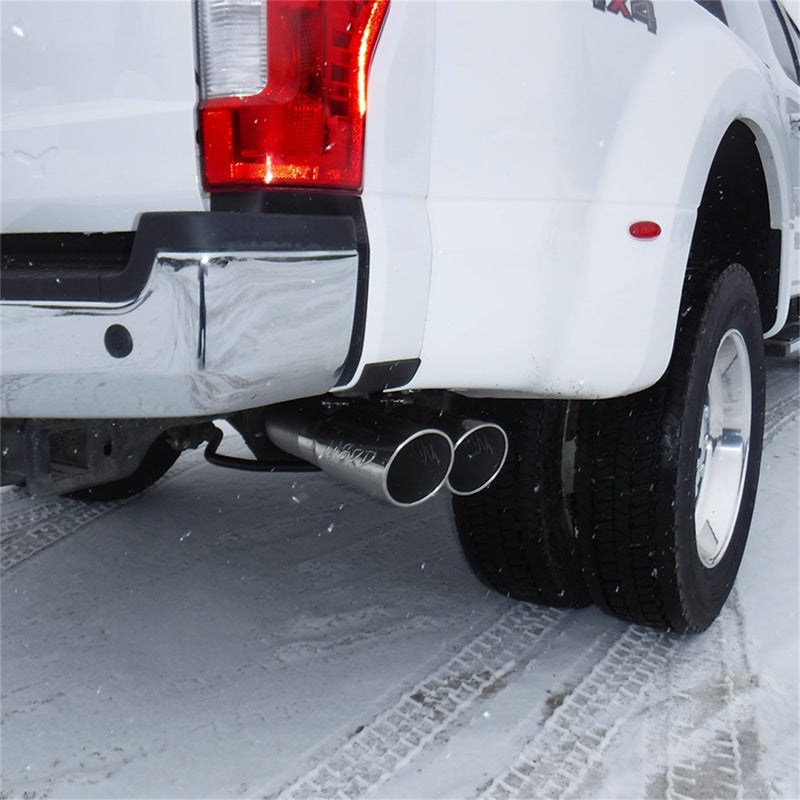 MBRP Ford F-250/350/450 6.7L 4in Filter Back Single Side Dual Exit T409 Exhaust System