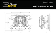 Load image into Gallery viewer, Diode Dynamics SS3 Pro Type M Kit ABL - White SAE Fog