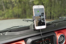 Load image into Gallery viewer, Rugged Ridge Dash Multi-Mount Charging Phone Kit Jeep Wrangler JL/JT