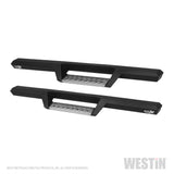 Westin 07+ Jeep Wrangler JK 2dr. HDX Stainless Drop Nerf Step Bars - Tex. Blk