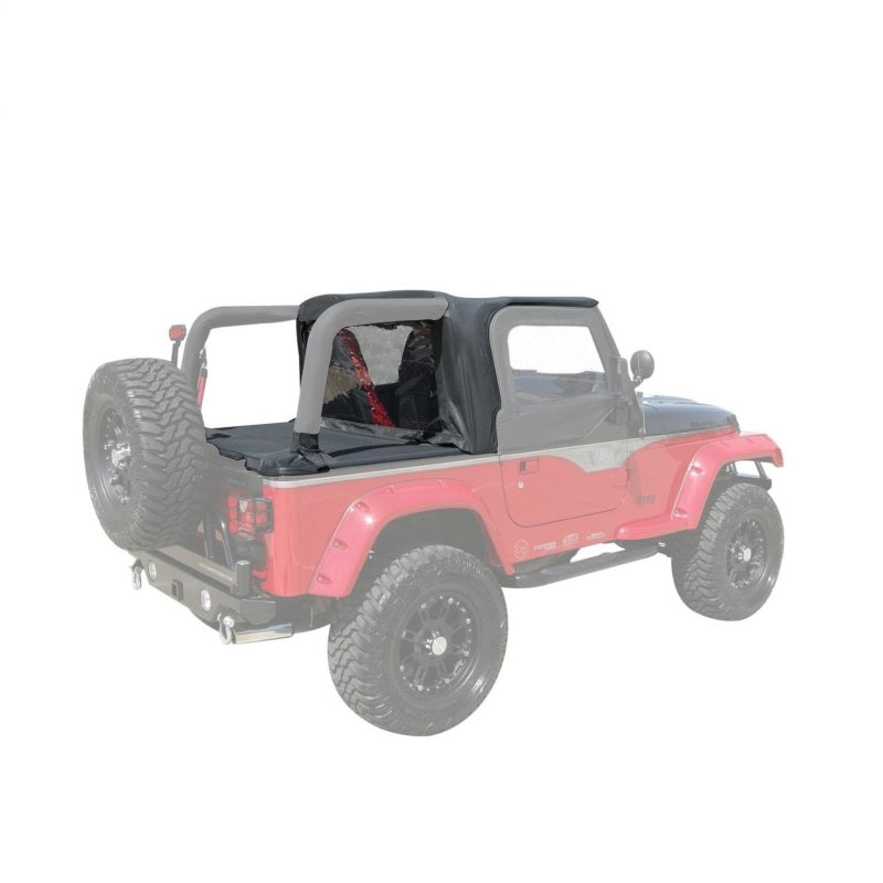 Rampage Jeep Wrangler(TJ) Cab Soft Top And Tonneau Cover - Black Denim