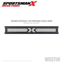 Load image into Gallery viewer, Westin 16+ Chevrolet Silverado / 09-18 RAM 1500 Sportsman X Mesh Panel - Tex. Blk