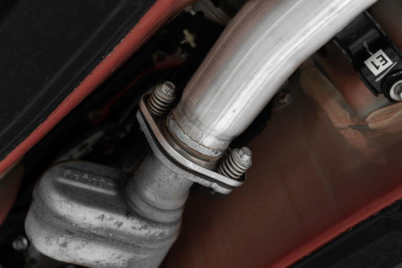 MBRP Subaru BRZ 17-22 Toyota GR86 Stainless Steel 3in Cat-Back-Single Rear Exit w Burnt Tip