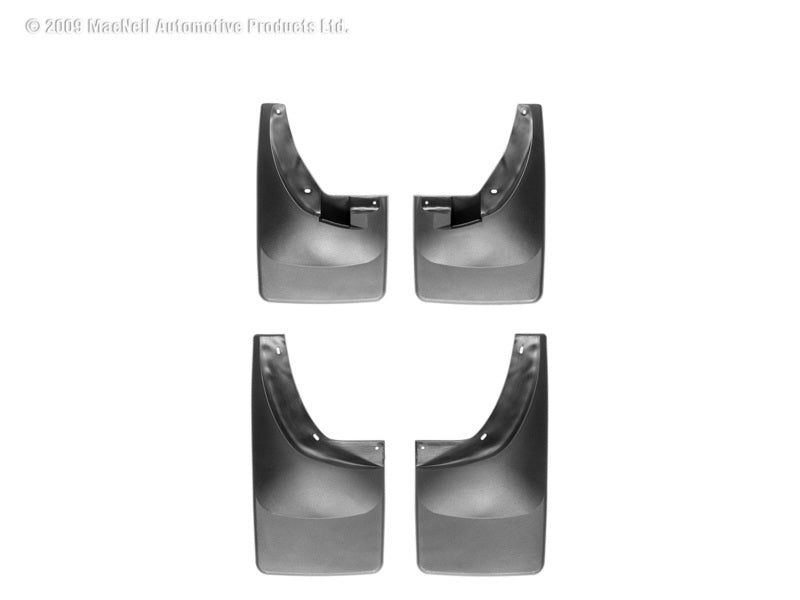 WeatherTech Dodge Ram Truck No Drill Mudflaps - Black