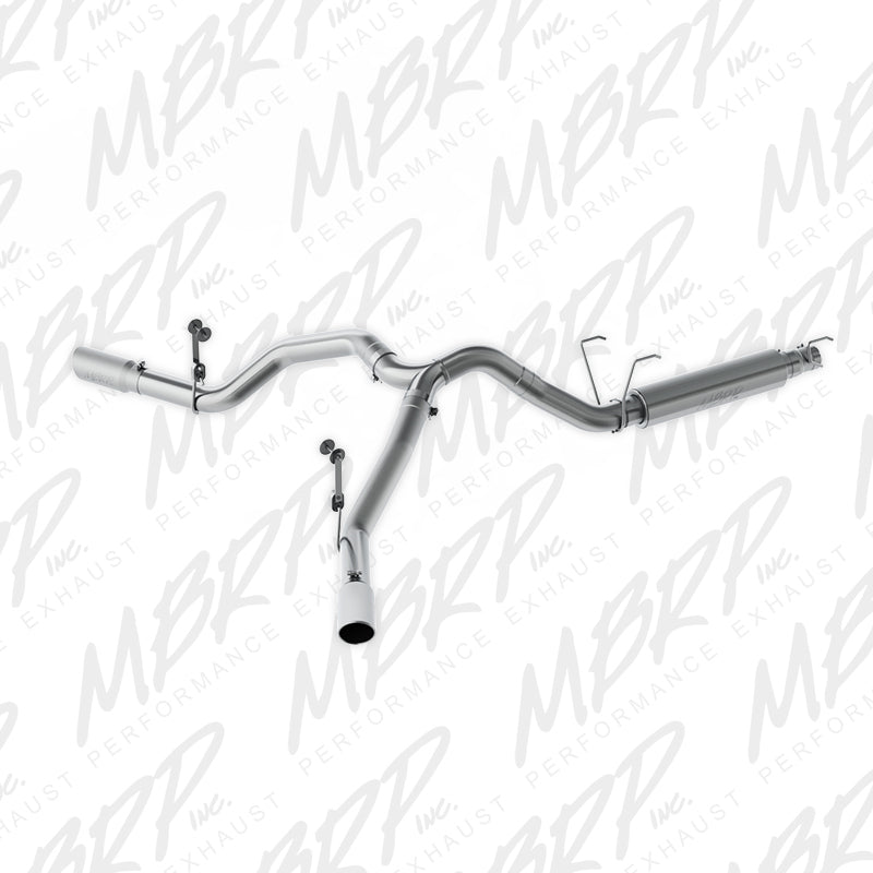 MBRP Ram 2500/3500 6.4L 4in AL Single Side Dual Outlet Cat Back Exhaust
