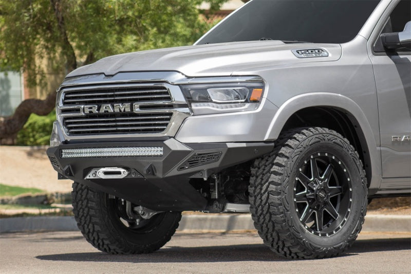 Addictive Desert Designs 19+ Ram 1500 Stealth Fighter Front Bumper w/ Winch Mount & Sensor Cut Outs