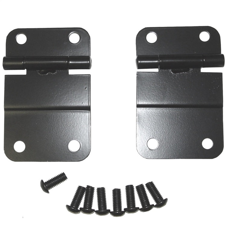 Rugged Ridge Jeep CJ Black Lower Tailgate Hinge Set