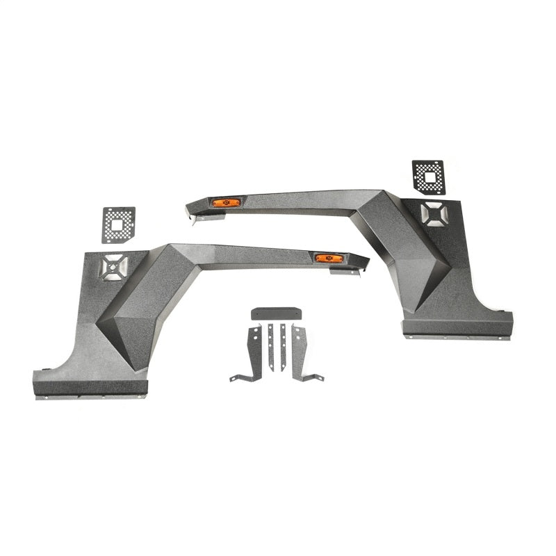 Rugged Ridge XHD Front Armor Fenders Pair Jeep Wrangler JK/JKU