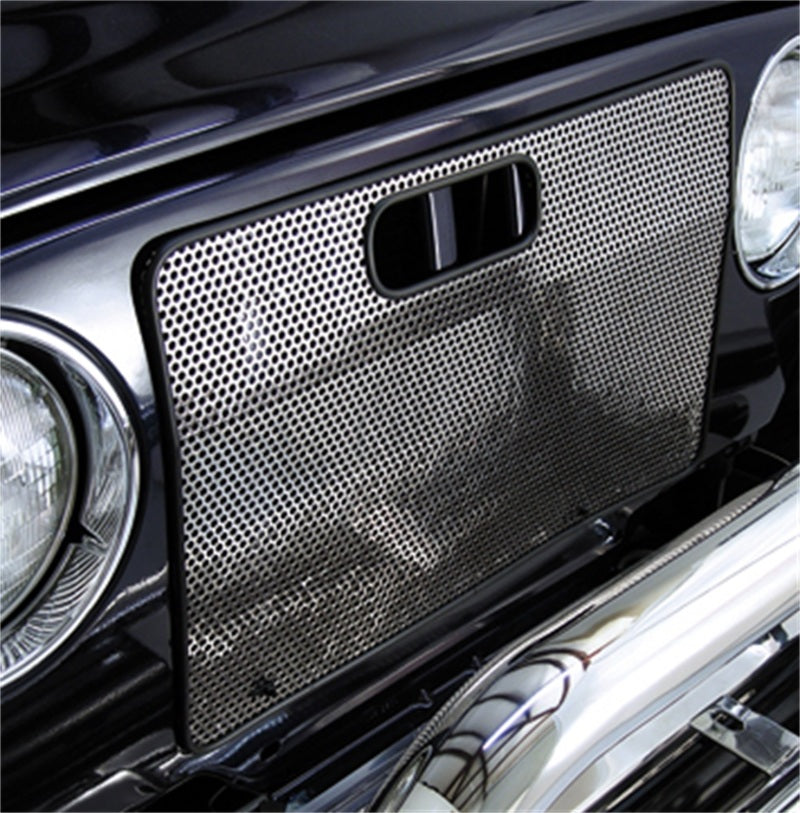 Rugged Ridge Jeep Wrangler Stainless Steel Radiator Bug Shield