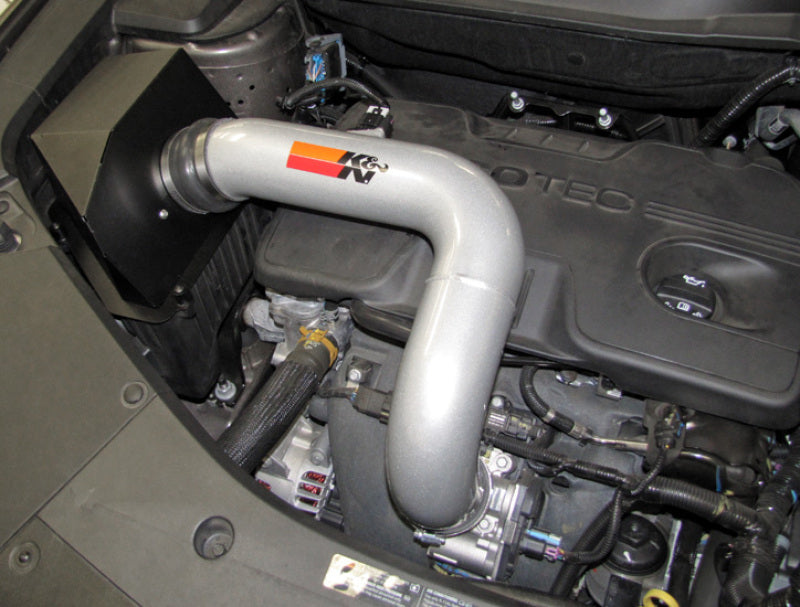 K&N GMC Terrain / 10 Chevy Equinox 2.4L-L4 Silver High Flow Performance Kit