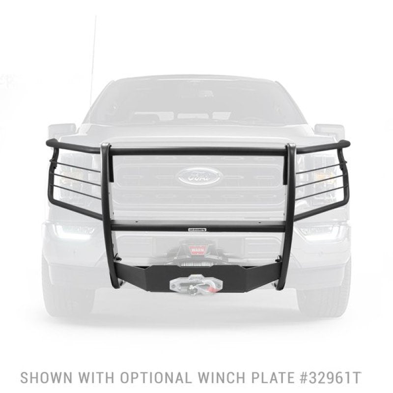 Go Rhino Ford F-150 3100 Series StepGuard Center Grille + Brush Guard - Tex. Blk