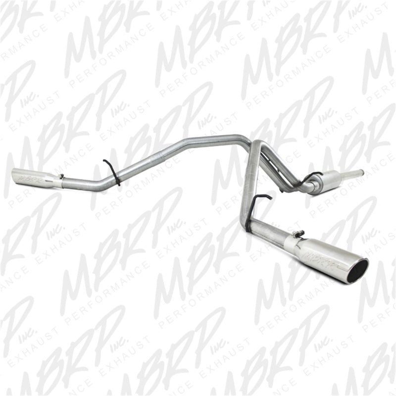 MBRP Chevrolet/GMC 1500 4.8/5.3L EC/CC (excluding 8 bed) Cat Back Dual Split Side