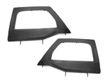Rugged Ridge Upper Soft Door Kit Front Black Diamond Jeep Wrangler JK