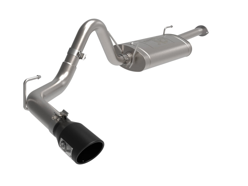 aFe 16-22 Toyota Tacoma Apollo GT Series 2.5in. - 3in. 409 SS Cat-Back Exhaust System w/ Black Tip