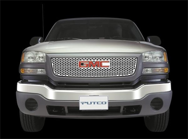 Putco GMC Sierra HD w/ Logo CutOut Punch Stainless Steel Grilles