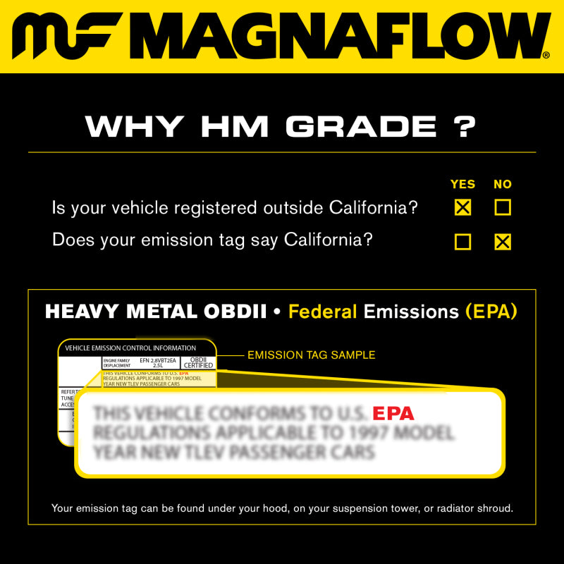 MagnaFlow Conv DF 95-97 Honda Accord 2.7L