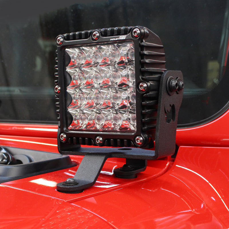 Go Rhino Jeep Wrangler JL/JLU/Gladiator JT Light Mount - 6in Q4 Series