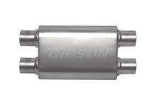 Load image into Gallery viewer, Gibson MWA Superflow Dual/Dual Oval Muffler - 4x9x14in/3in Inlet/3in Outlet - Stainless