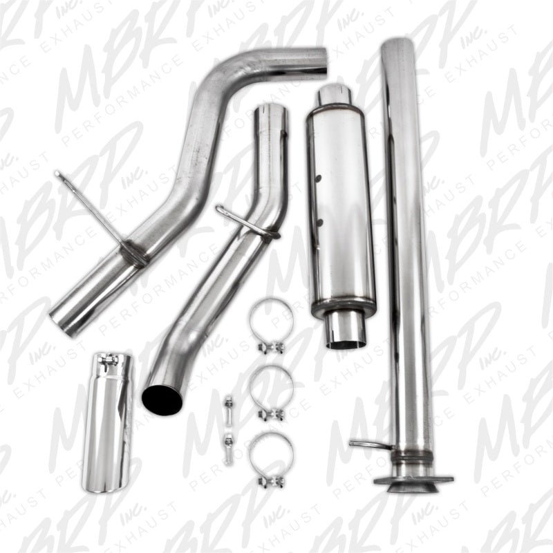 MBRP Chevy/GMC 2500HD PU 6.0L V8 Single Side Exit T409 Cat Back Perf Exhaust