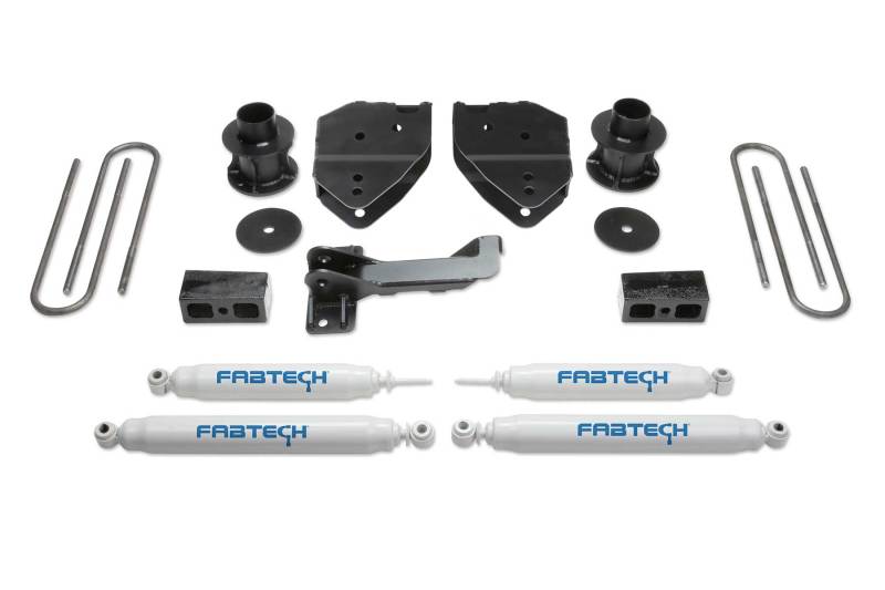 Fabtech 17+ Ford F250/F350 4WD 4in Budget Sys w/Perf Shks