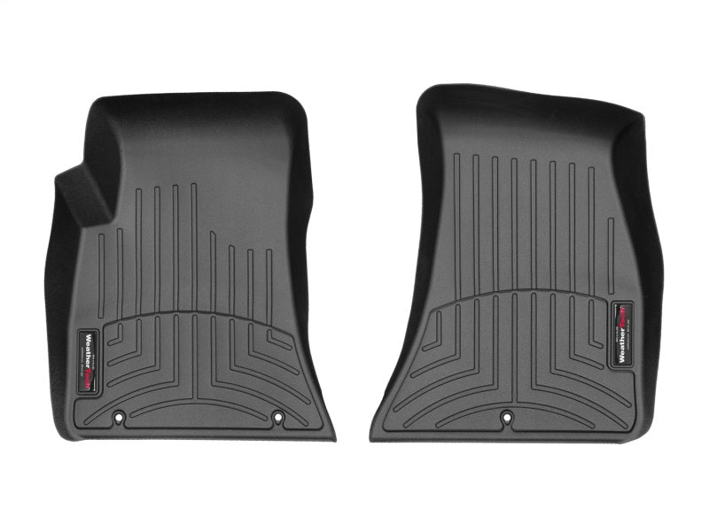 WeatherTech 2015+ Dodge Challenger Front FloorLiner - Black (Does not fit GT model)