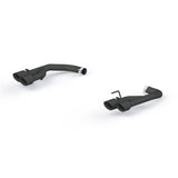 MBRP Ford Mustang GT 2.5in Black Coated Non Active Dual Axle Back Exhaust - 4in Dual Wall Tips