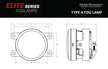 Load image into Gallery viewer, Diode Dynamics Elite Series Type A Fog Lamps - Yellow (Pair)