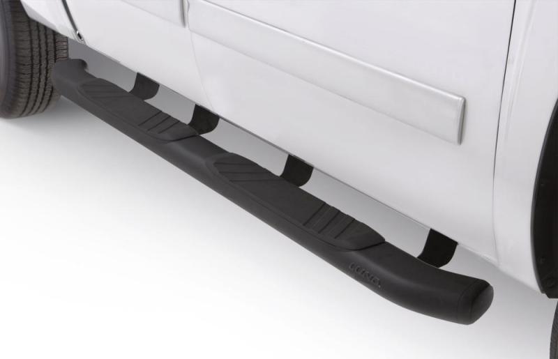 Lund Chevy Silverado 1500 Ext. Cab (Excl. 11-17 Diesel Model) 5in. Oval Bent Nerf Bars - Black