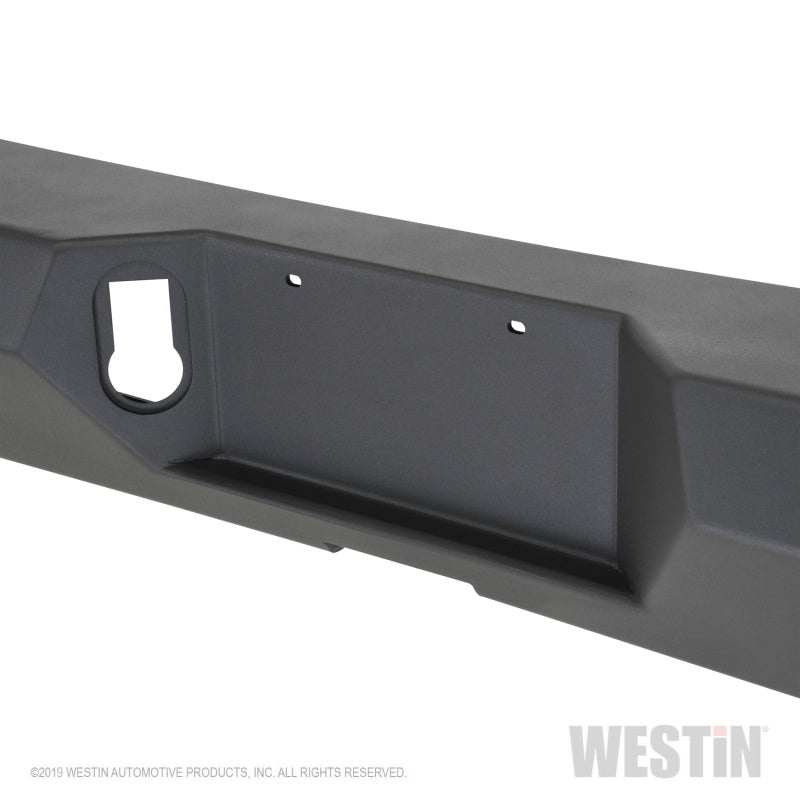 Westin Jeep Gladiator w/Sensors WJ2 Rear Bumper w/Sensor - Textured Black