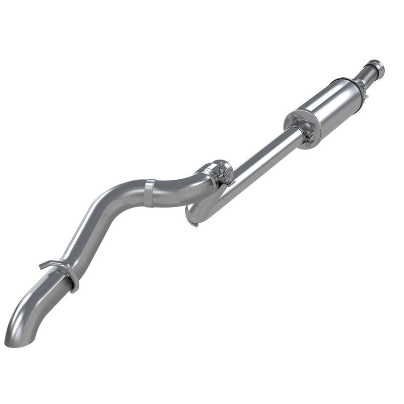 MBRP Jeep Wrangler JL 2.5in Single Rear Exit Cat Back Exhaust - T304