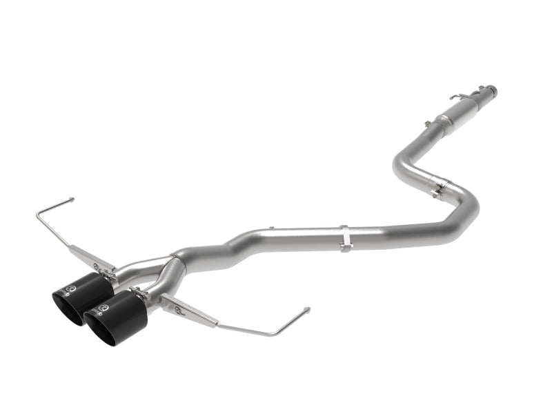 aFe Takeda Exhaust Cat-Back 19-20 Hyundai Veloster 304SS Black Dual Tips Exhaust