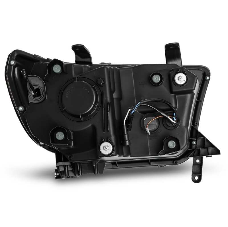 AlphaRex 07-17 Toyota Tundra NOVA LED Proj Headlights Black w/ Activ Light/Seq Signal/DRL