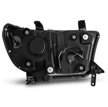 Load image into Gallery viewer, AlphaRex 07-17 Toyota Tundra NOVA LED Proj Headlights Black w/ Activ Light/Seq Signal/DRL