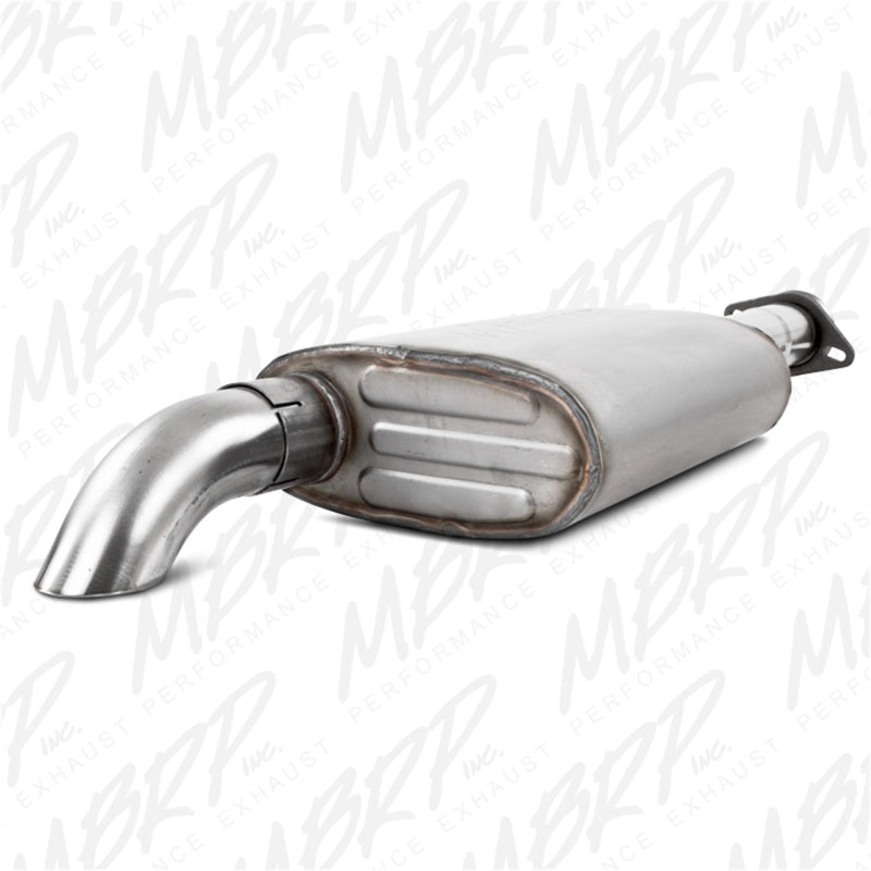 MBRP  Jeep Wrangler (TJ) Inline-4 2.5L Inline-6 4.0L Cat Back Single Off-Road Turn Down T409 Ex