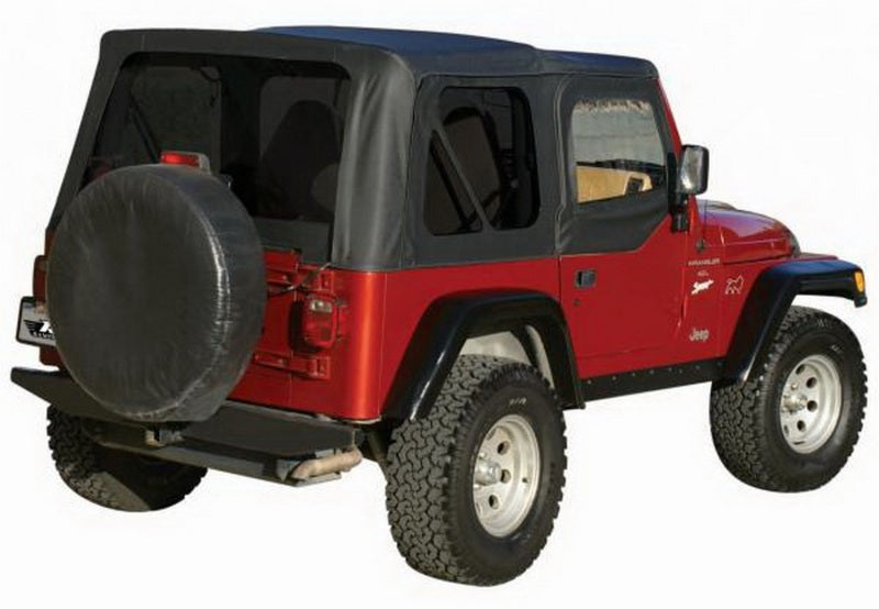 Rampage Jeep Wrangler(TJ) OEM Replacement Top - Black Denim