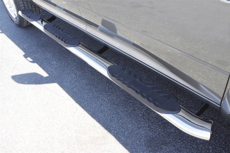 Lund Dodge Ram 1500 Crew Cab (5.5ft. Bed) 5in. Oval WTW SS Nerf Bars - Polished