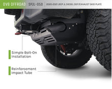 Load image into Gallery viewer, DV8 Offroad 20-22 Jeep Wrangler JL (3.0L Diesel) Rear Diff Skid Plate for Dana 44