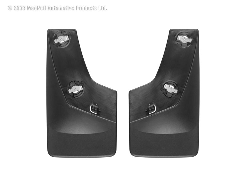 WeatherTech Chevrolet Silverado No Drill Mudflaps - Black