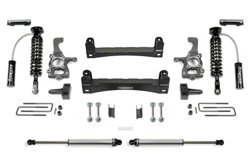 Fabtech 15+ Ford F150 2WD 4in Perf Sys w/2.5 Resi & 2.25